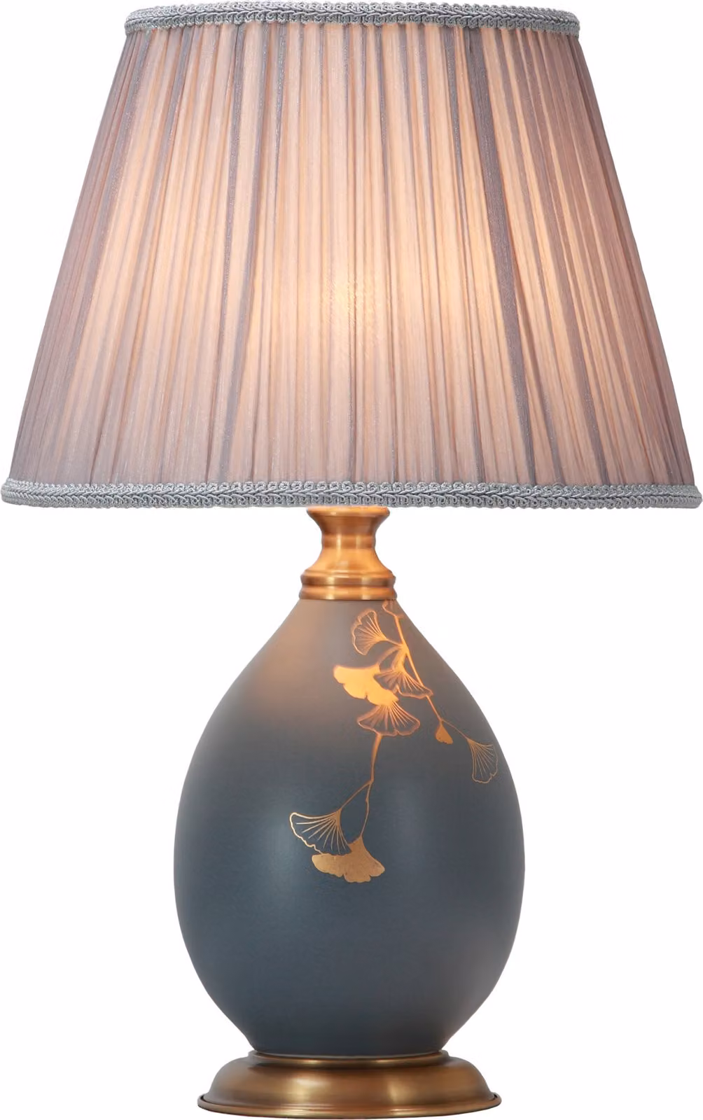 Fine Asianliving Lampada da tavolo cinese in porcellana con paralume E27 Lampada da tavolo orientale in Vetroceramica Lampade da comodino camera da letto soggiorno