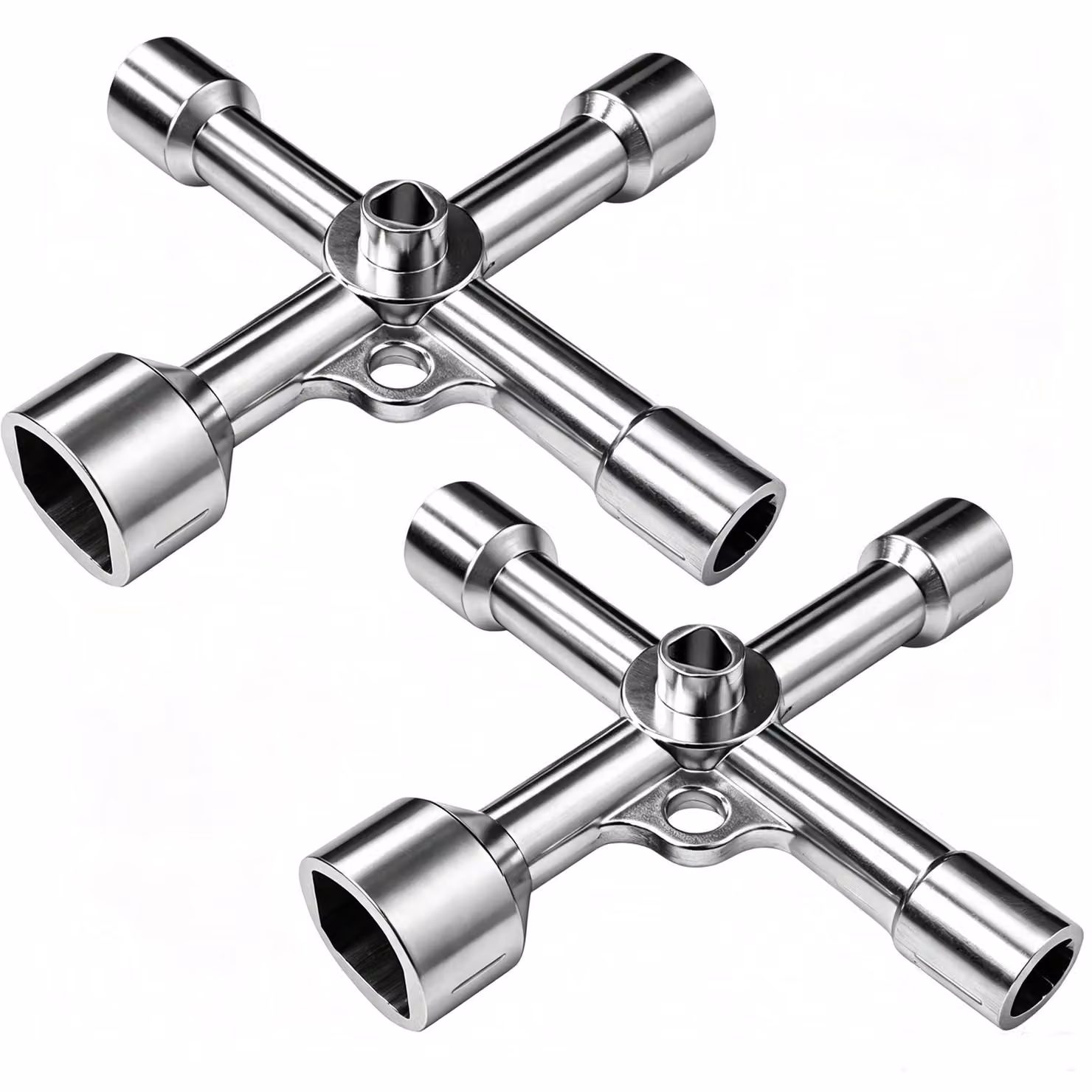 Chiave a 4 fori – Set di 2 chiavi multifunzione