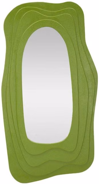 Specchio Da Muro Dafne Verde cm 90x4x165