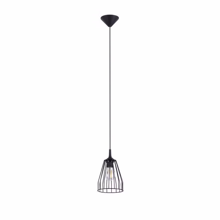 Lampade a sospensione LEYO 1xE27 15W in acciaio 85x15x15 cm Sollux Lighting