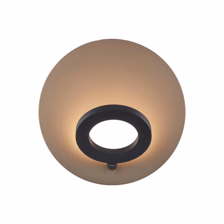 Knapstein Applique da parete a LED Meggi, dimmerabile, Bronzo / Ottone antico, Soggiorno / Sala da pranzo, Metallo, Moderno, Applique a LED