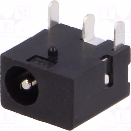 1 connettore per alimentazione DC, 3,5/1,3 mm, a foro passante, maschio, 1A, DC-8 (FC68145), DC Stec