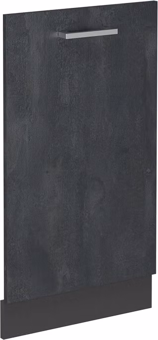 Pannello frontale della lavastoviglie Vicco R-Line Calce nera 45 cm senza piano di lavoro, Model 54529