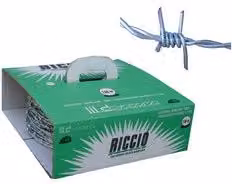 Filo spinato in acciaio zincato argento Cavatorta RICCIO FS01170100B 1,7mm x 100m