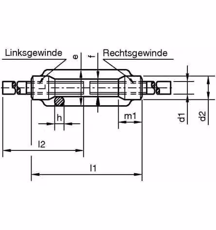 Chiusura a molla, modello HK/OE, zincata, 6x100 mm