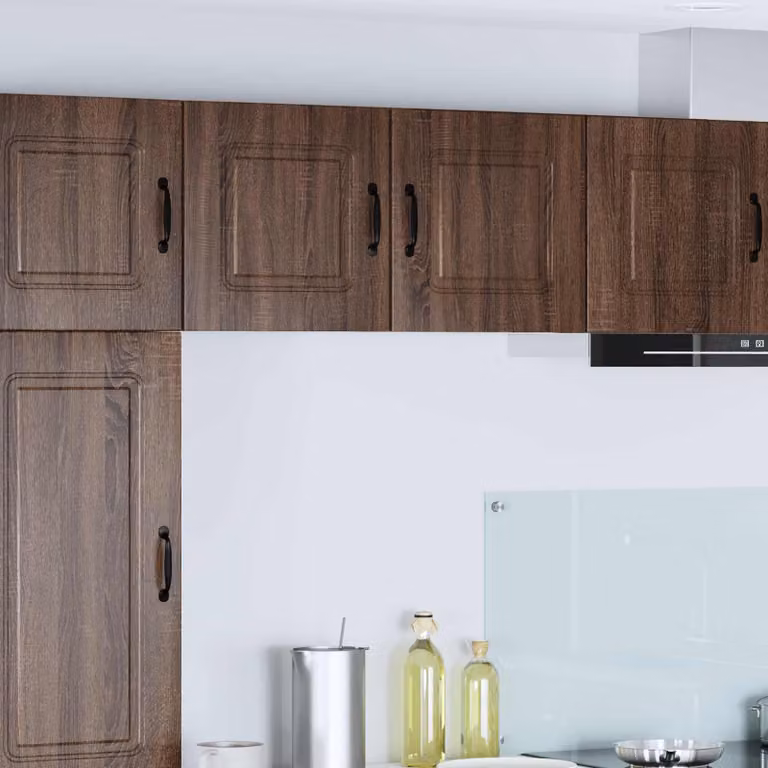 vidaXL Mobiletto da cucina Kalmar in legno e MDF marrone con ante a battente e ripiani interni L/P/H: 40 x 31 x 40 cm