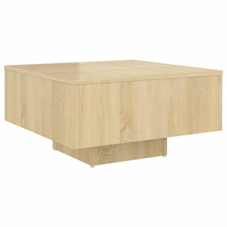 Tavolino Salotto Rovere Sonoma 60x60x31,5 cm Legno Multistrato
