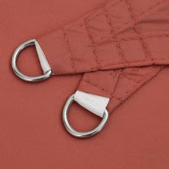 Ombrellone rettangolare in terracotta - 2,5 x 3 m - tessuto Oxford - impermeabile e resistente ai raggi UV - incollato conPoliuretano- cavi e fissaggio in acciaio inossidabile inclusi
