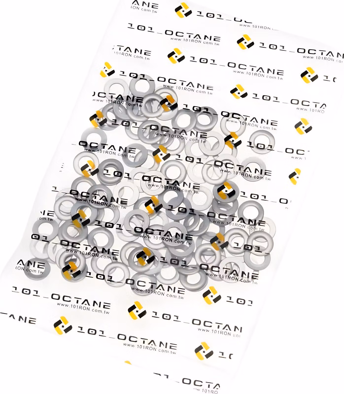 Rondella piatta 101_Octane M5 5,3x10x1 mm, acciaio inossidabile A2, confezione da 100 pezzi, compatibile con Explorer