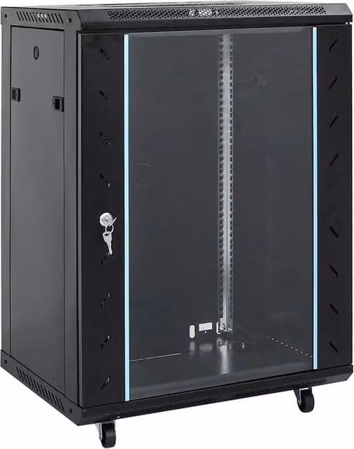 Armoire réseau 15U avec pieds pivotants 19" IP20 60 x 45 x 86 cm