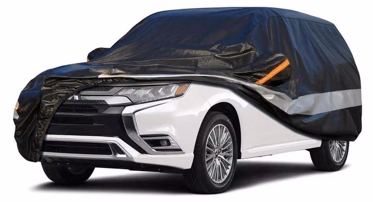 Copertura per auto, 10 strati, impermeabile, traspirante, colore nero, per Mitsubishi Outlander (2007-2022)