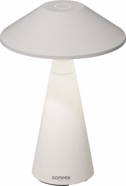 Lampada da tavolo SOMPEX Move, altezza: 310 mm, alluminio bianco