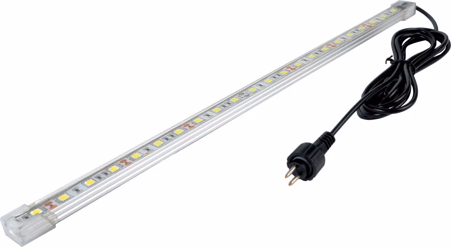 KÖHKO Barra LED impermeabile da 40 cm per cascata ALBERTA, luce bianca fredda
