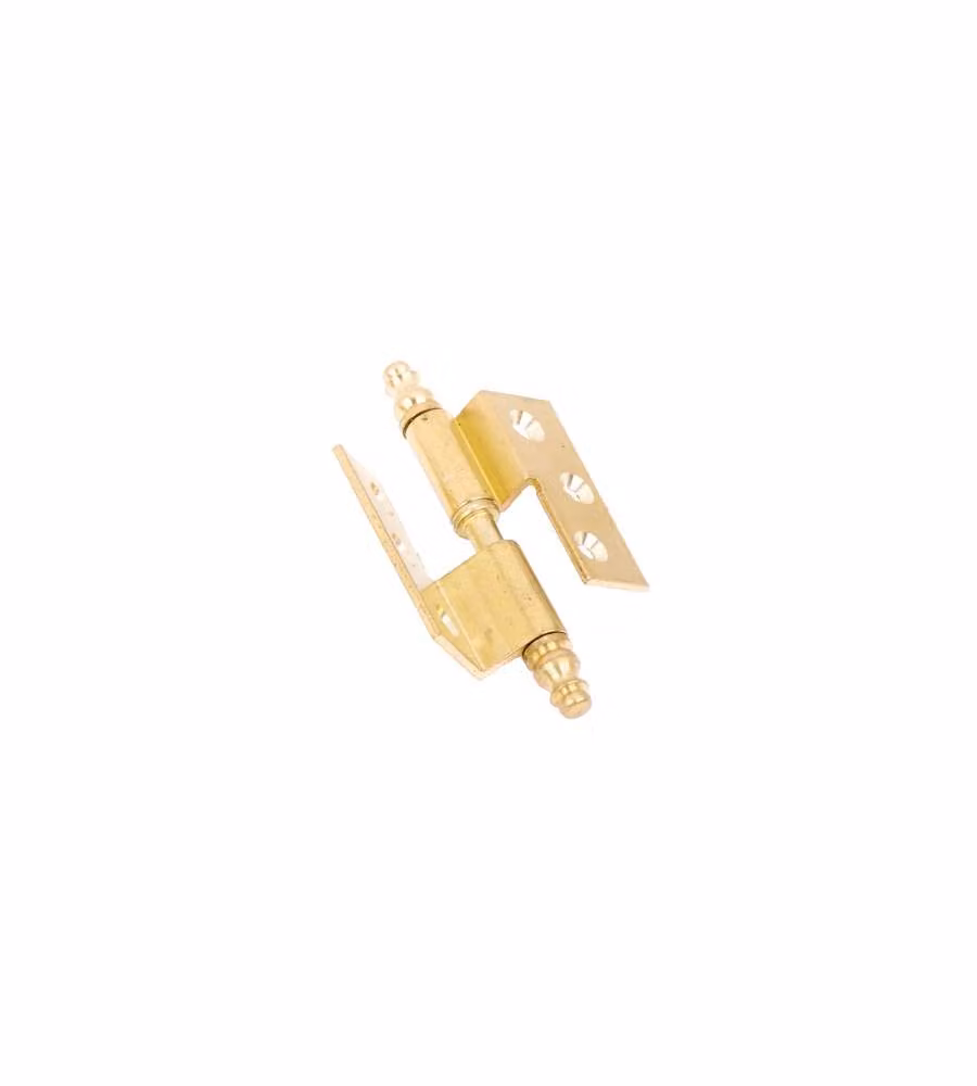 Cerniere Con Collo Canotto Liscio Ottone Lucido Mm.40X40 Sinistra