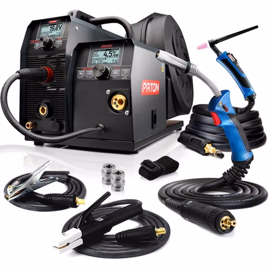 PATON MultiPRO350-15-4-400V Saldatrice MIG MAG 3 in 1 - Saldatrice automatica con 350 ampere per MIG, MMA e TIG HF, connessione EURO, 400V