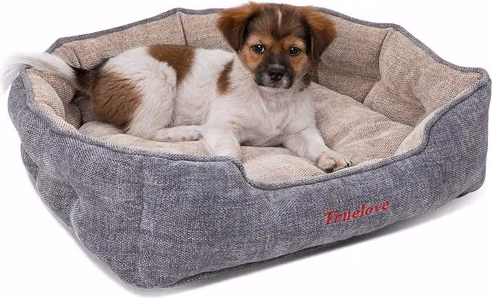 Letto per cani Truelove Cloud, piccolo, grigio, S, Yorkie, Chihuahua