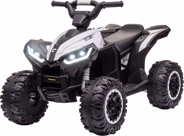 EasyComfort Quad Elettrico per Bambini 3-5 Anni 12V, Bianco – 1