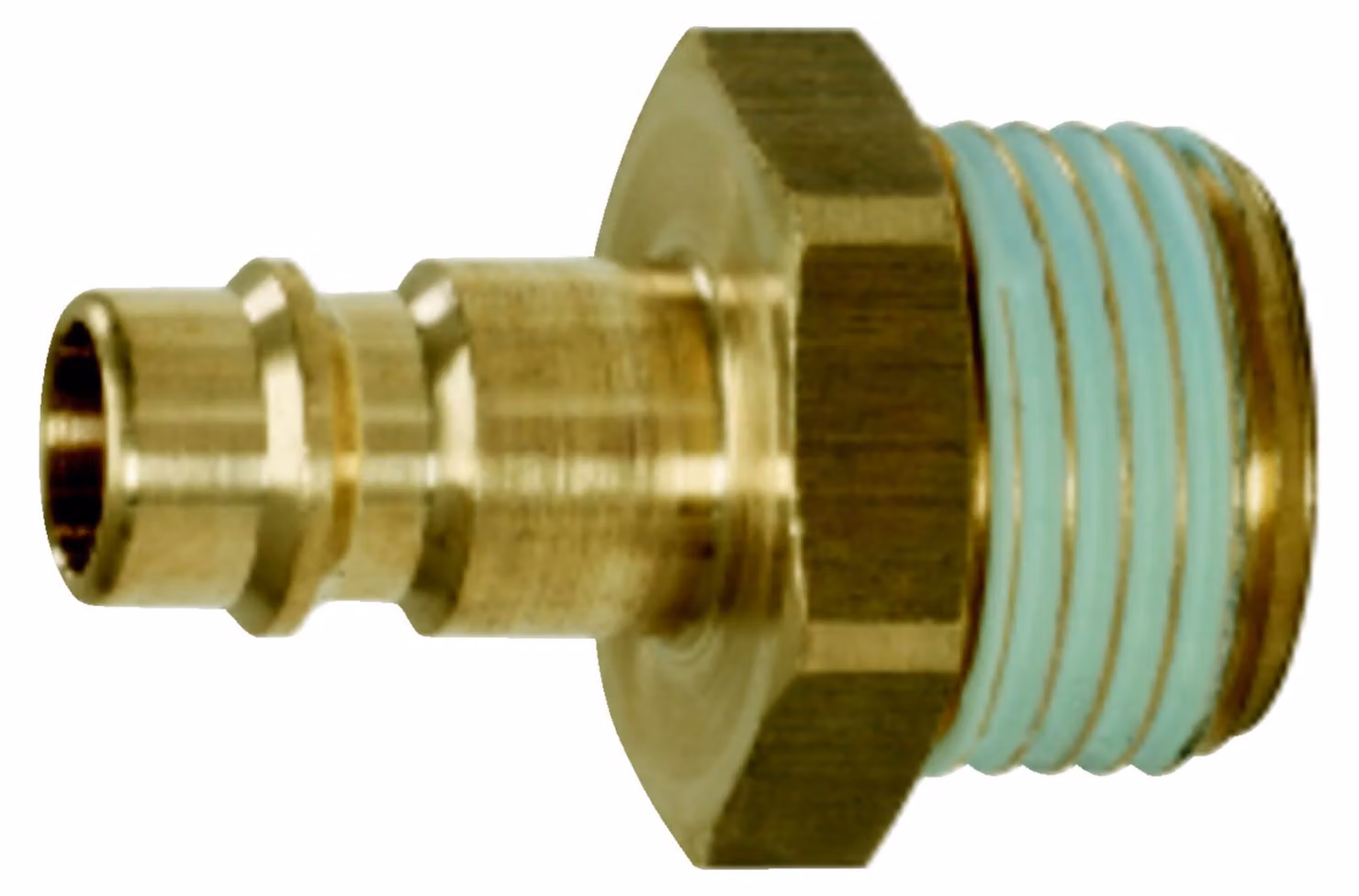 KS TOOLS Nipplo a innesto in ottone con filettatura esterna G3/8 "AG - 515.3490