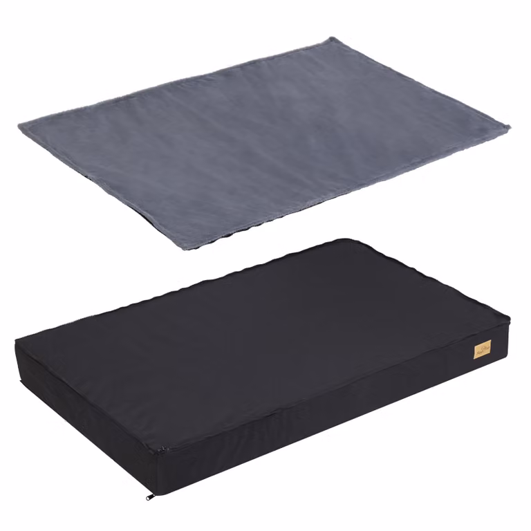 WISFOR letto per cani, 10cm spessore cane cuscino cane divano cane tappetino gatto letto antiscivolo lavabile impermeabile - XL: 105x70x10cm