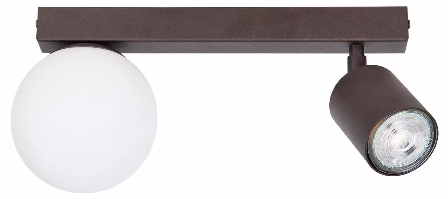 Lampada da incasso TAVIRA marrone e bianco 2xG9x10W in metallo, dimensioni: 18x30x12 cm, IP20, Sigma Lighting