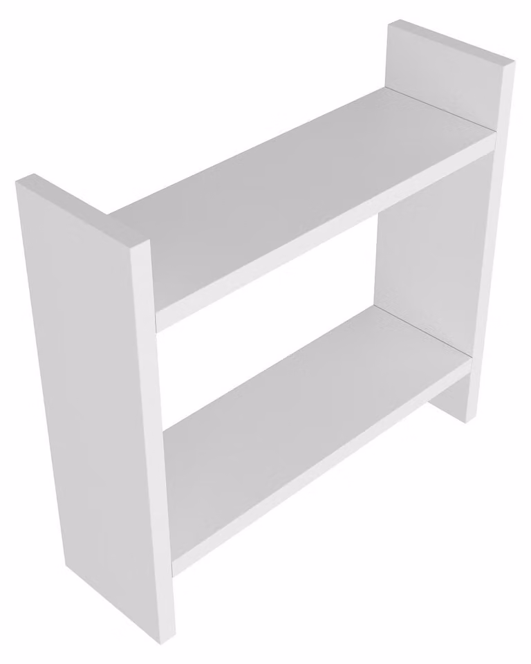 Scaffale da cucina in legno "Denver" - 34 x 10 x 30 cm - Bianco