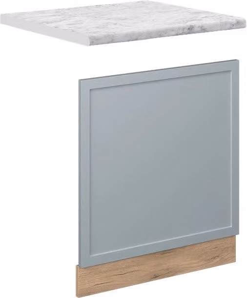 Pannello frontale Fame-Line Vicco Blu-grigio chiaro e Rovere dorato, L: 60 cm – 1