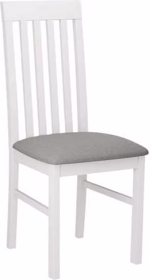 Sedia da pranzo imbottita DANBURY 1 - bianco / grigio