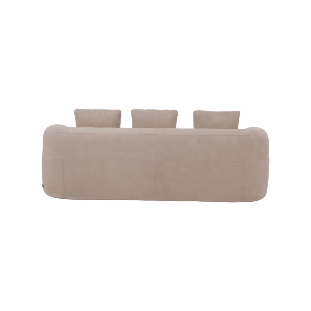 Divano a 3 posti SWEEEK in tessuto beige, design moderno per il tuo soggiorno – 2