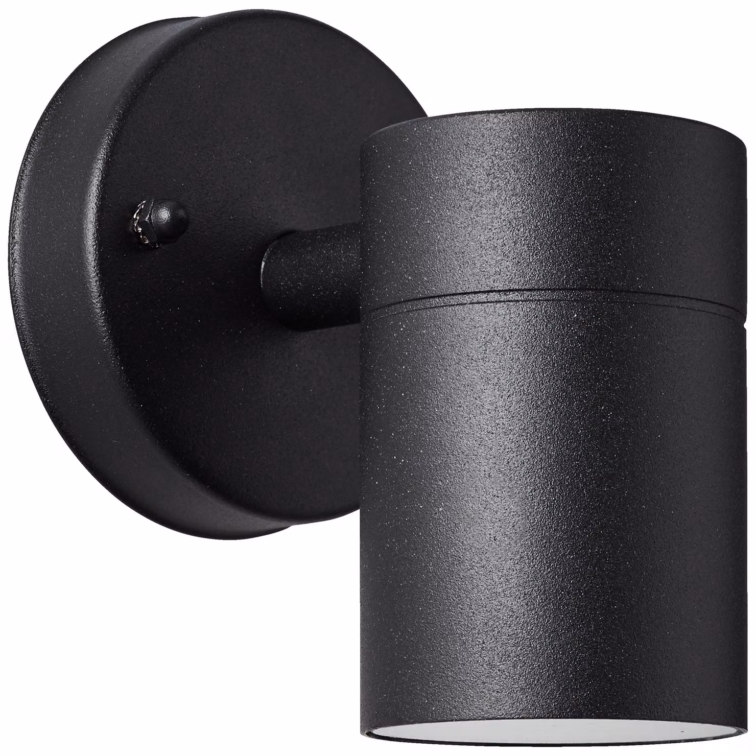 Lampada da parete per esterni, 12x9x11 cm, GU10, max. 20 W, metallo/vetro, nero