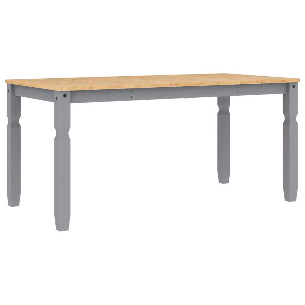 Tavolo da Pranzo 160x80x75 cm in Legno Massello di Pino