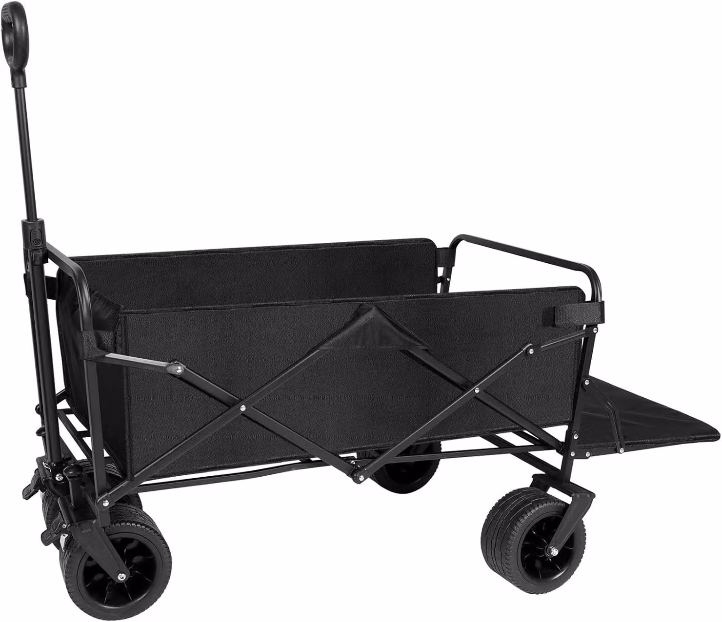 Carrello pieghevole con ruote, ideale per il campeggio, con una grande capacità di 98 litri