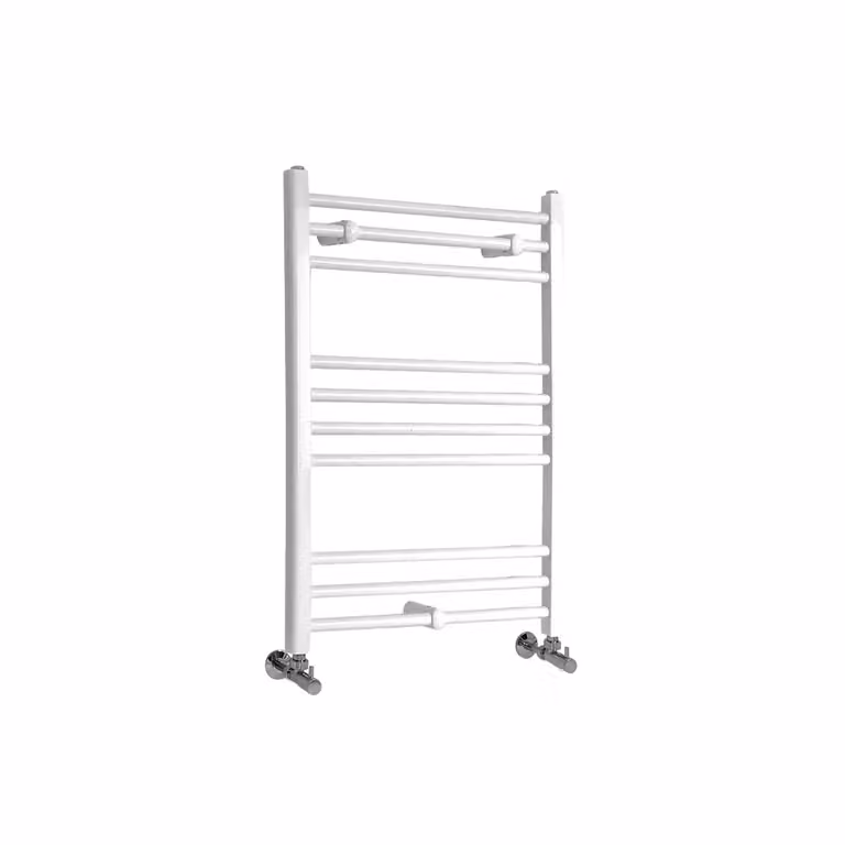 Scaldasalviette di Design Bianco - Termoarredo Bagno Piatto - 800 x 500mm - 300W - Ive