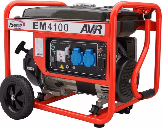 Generatore di Corrente a Benzina Powermate EM 4100 Rosso