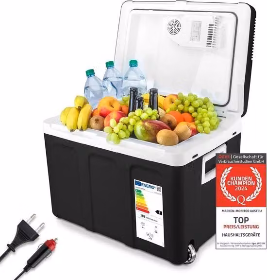 Portatile congelatore elettrico 45L | Mini congelatore | 12V & 230V per auto e camper