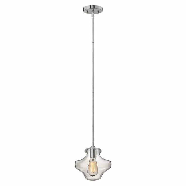 Lampada a sospensione Congress cromata 1xE27x100W in metallo, dimensioni: 105,4x22,2x22,2 cm, IP20, Hinkley
