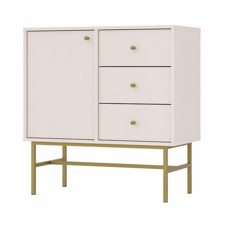 Cassettiera IROS 3 - beige / oro