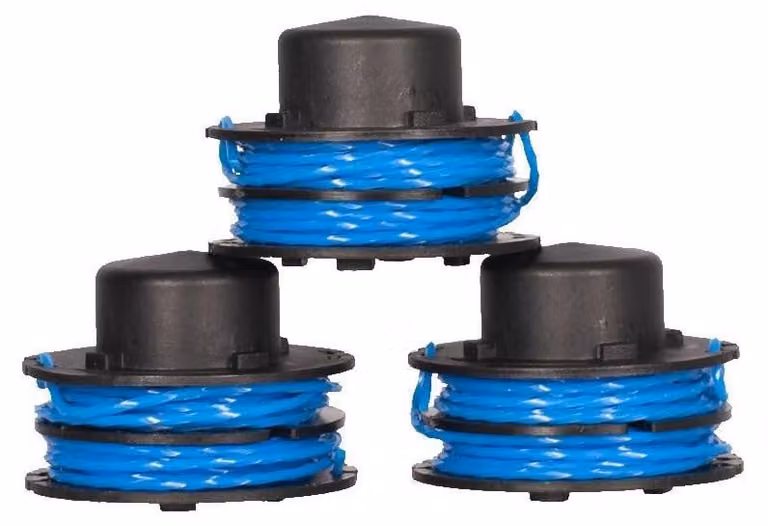 Set di 3 rulli per fili di nylon, compatibili con attrezzature da giardino