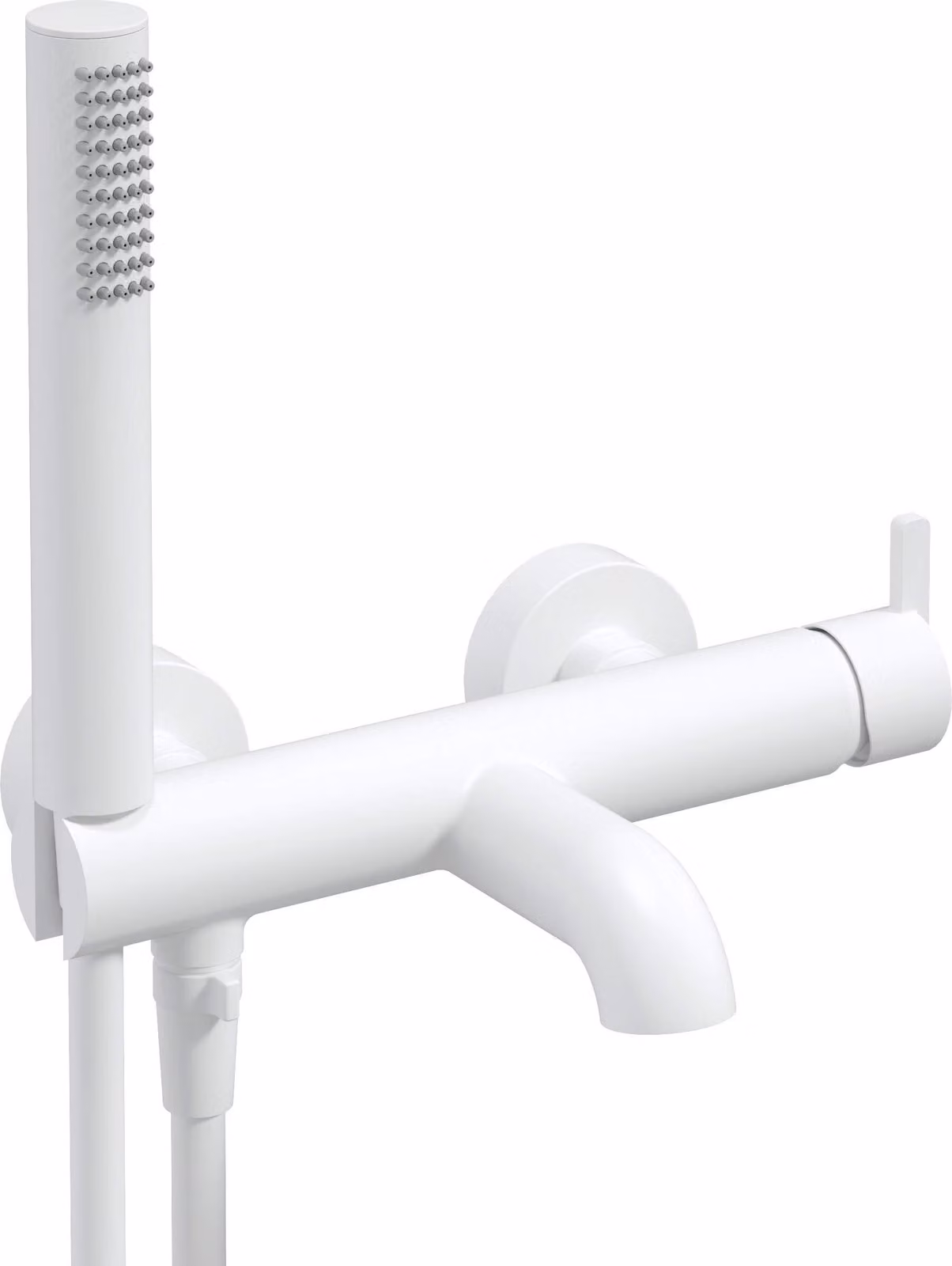 Bath mixer with shower set
