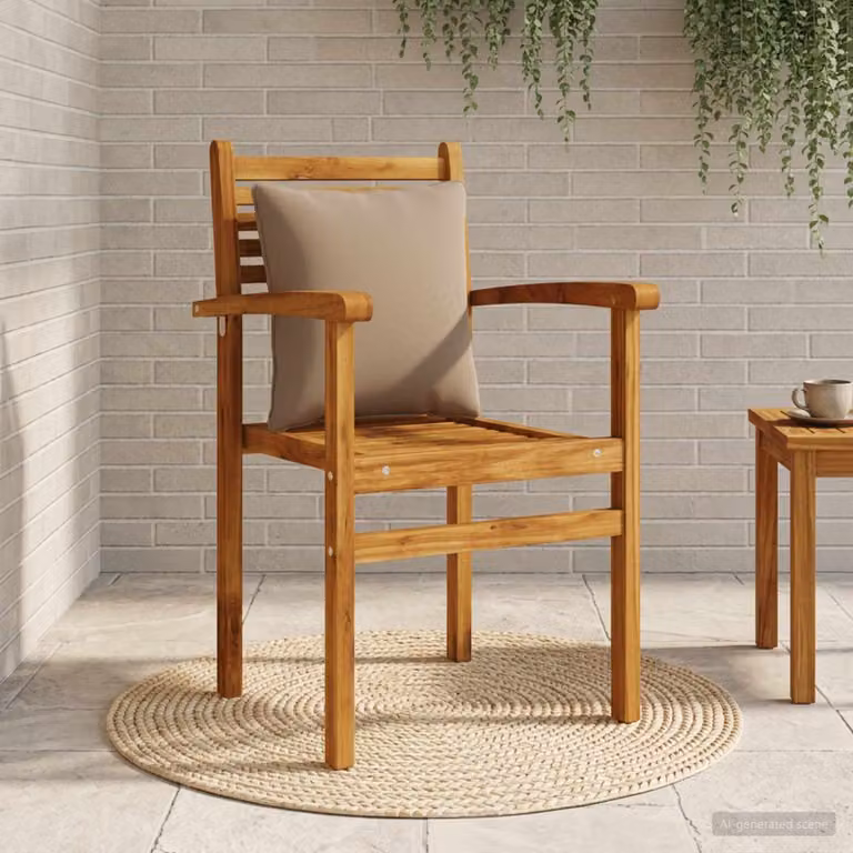 Cuscino per schiena vidaXL PUTTEN in poliestere, colore beige