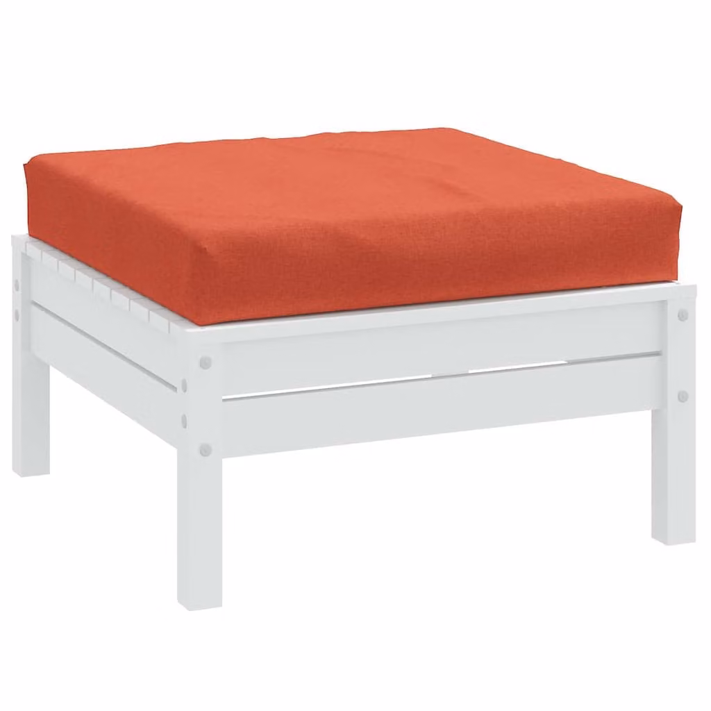 Cuscino per Pallet vidaXL Rosso Mélange in Tessuto di Poliestere con Imbottitura in Schiuma L/P/H: 60 x 60 x 9,5 cm