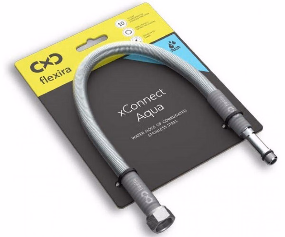 Tubo flessibile per acqua FLEXIRA xConnect Aqua Plus G3/8-M10*1 D - 30 cm