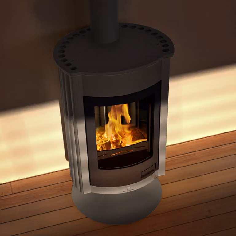 Termocamino HS FLAMINGO MASTERFLAMME Medie II - grigio