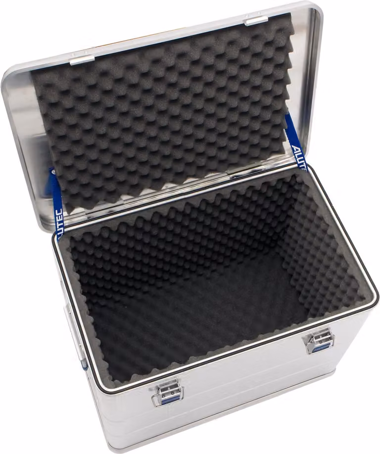 ALUTEC Aluminiumbox Comfort 73 S Alubox mit Schaumstoff, Inhalt 73 L