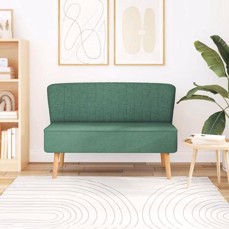 Maison Exclusive - Divano in Stoffa 117x55,5x77 cm Verde