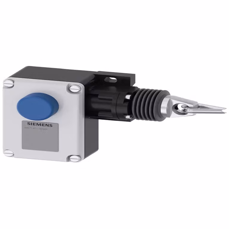 Interruttore a fune Siemens SIRIUS, custodia in metallo, 1xM20x1,5, 1N+1A, blocco di sicurezza EN ISO 13850 3SE71401BD00