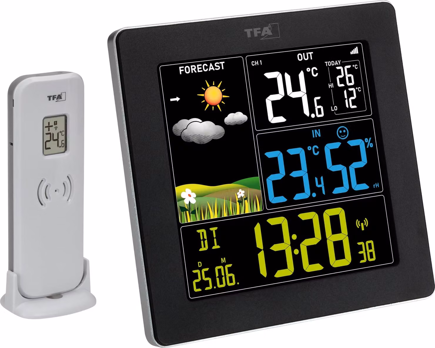 Stazione meteo wireless con display a colori SUN 2