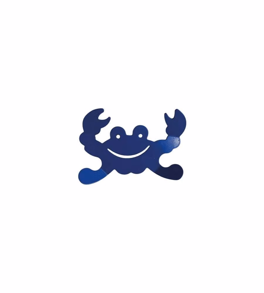 Sacar Due Portabito Crab Acciaio 4 Posti Blu - Soluzione Pratica per Abiti