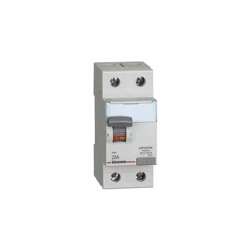 Interruttore Differenziale Salvavita BTICINO RCD 25A a 2 Moduli Bianco – 2