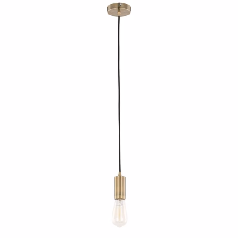 Italux Moderna lampada a sospensione stilizzata in oro DS-M-038 OTTONE ANTICO