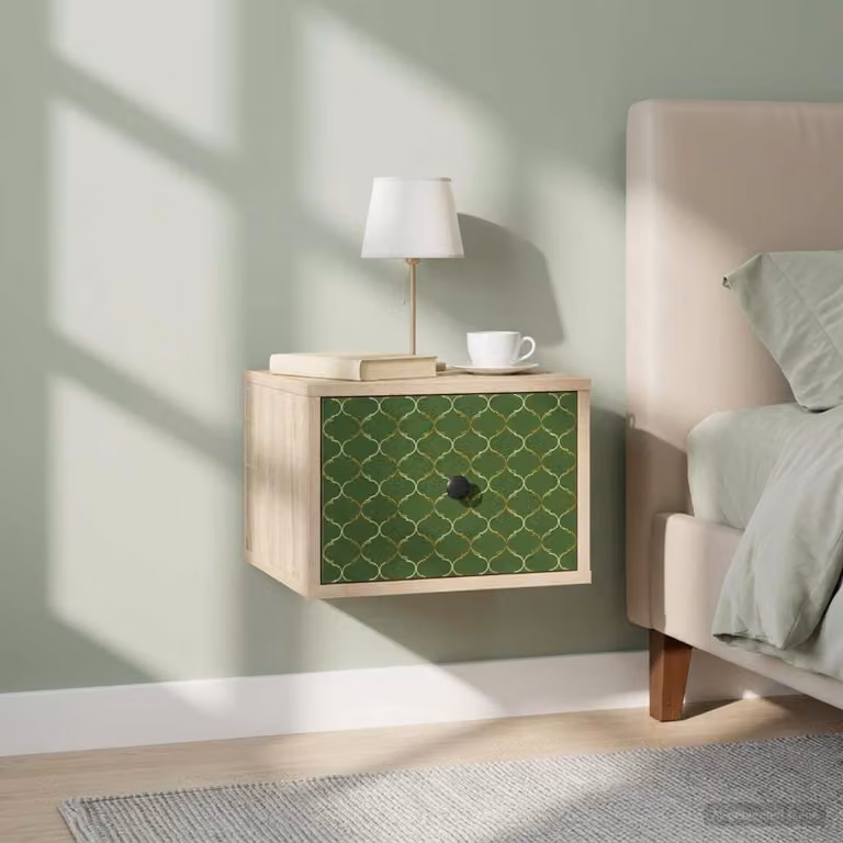 Set di 2 comodini sospesi vidaXL GELEEN in Rovere Sonoma